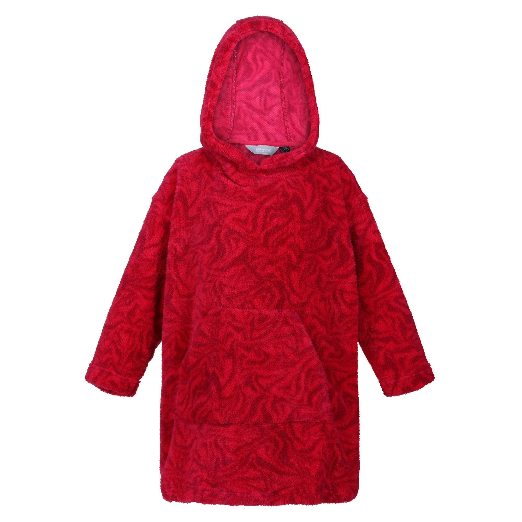Regatta Childrens/Kids Cosy Zebra Print Poncho - Image 2