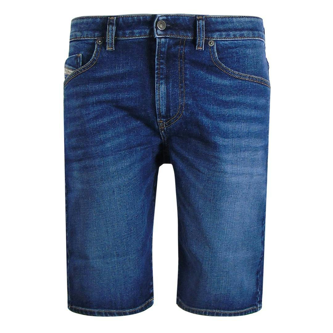 Diesel Men's Blue Cotton Denim Shorts - Denim - 28R - Denim - 98% Cotton/2% Elastane