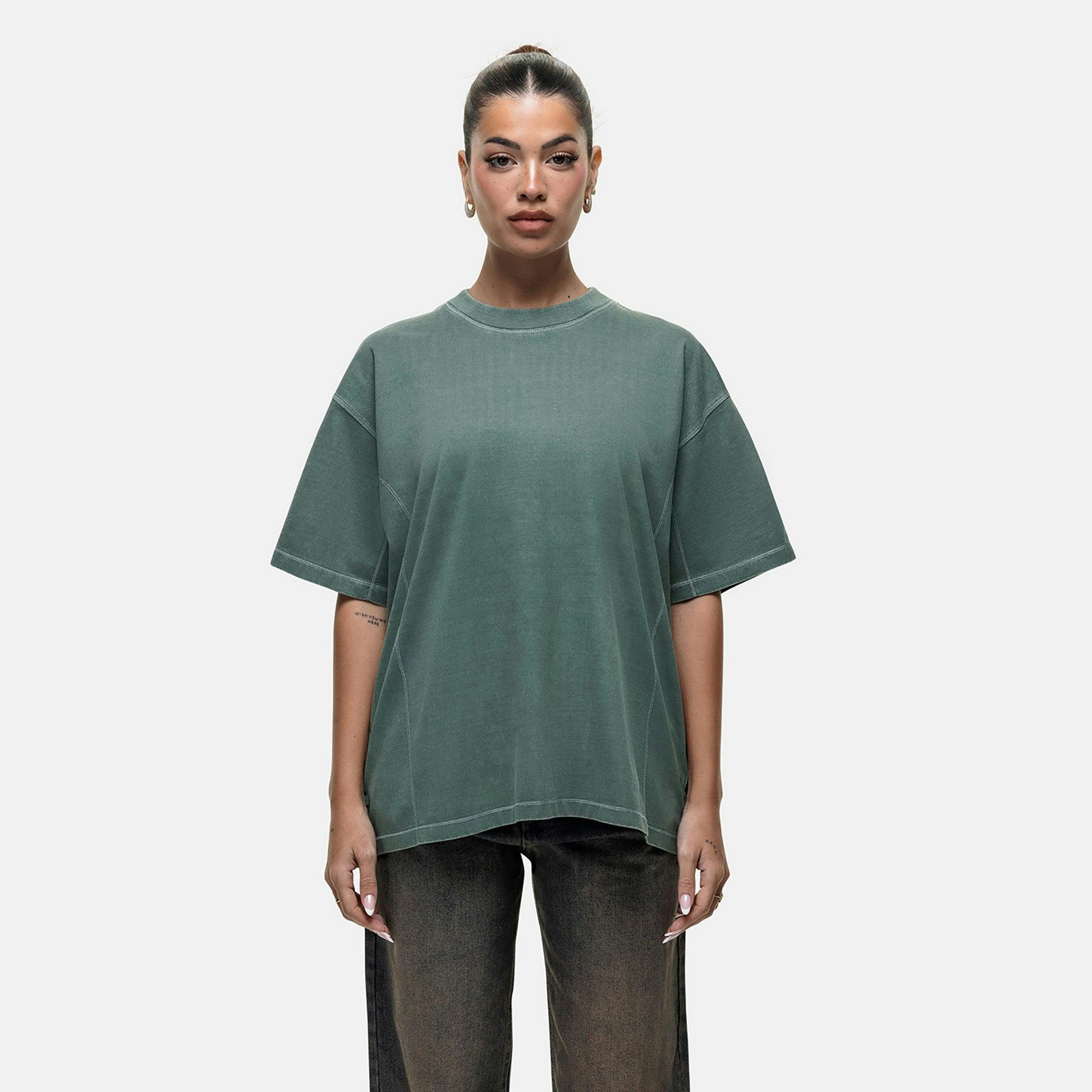 Good For Nothing Green Vintage Oversized T-Shirt - S