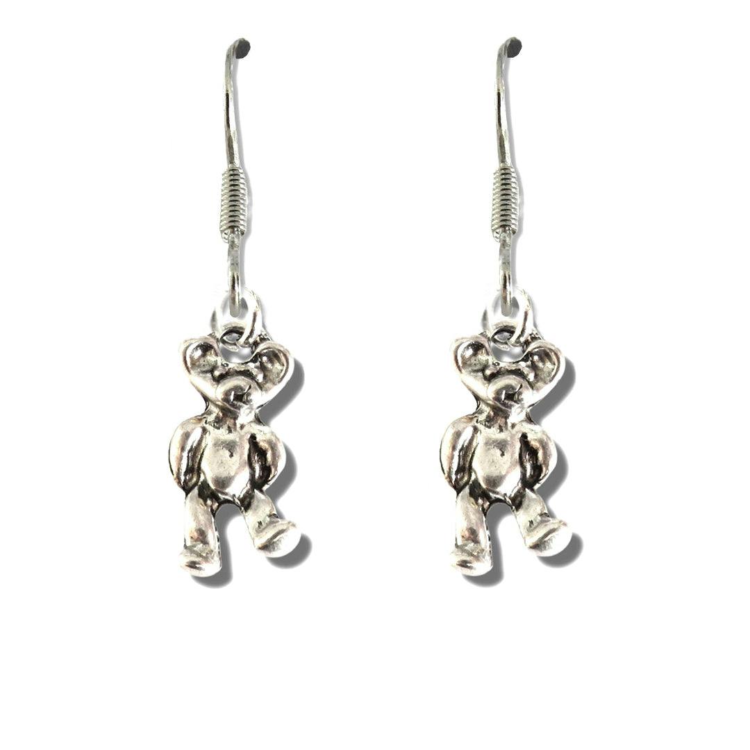 Aye Do Gifts Women's Silver Teddy Drop Earrings - Adorable Gift In - Image 2