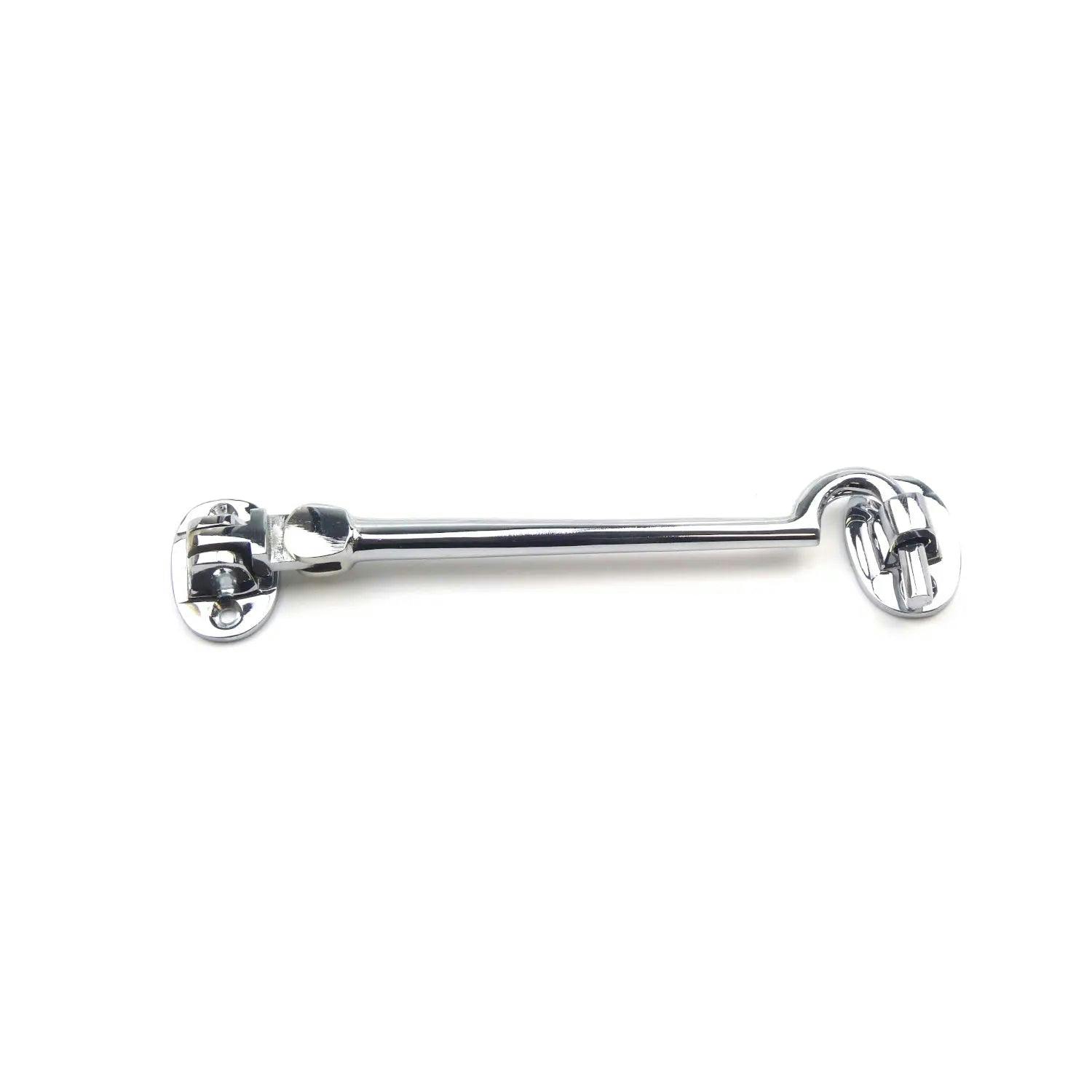 Oakcrafts Polished Chrome On Solid Brass Cabin Hook - 150Mm