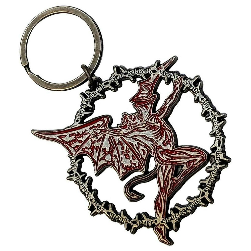 Paradiso Clothing Black Sabbath Daemon Ring Keychain