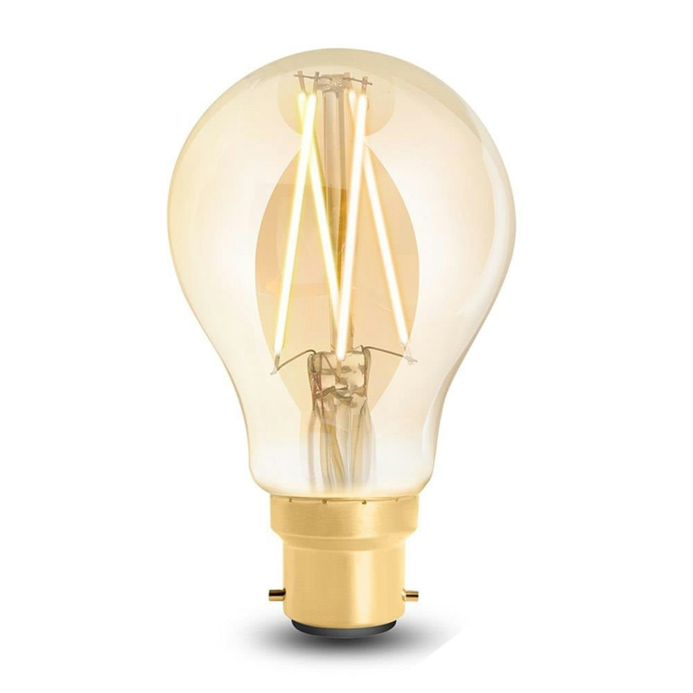 Rackhams Amber/White B22 Led Bayonet Filament Tunable Dimmable Lightbulb