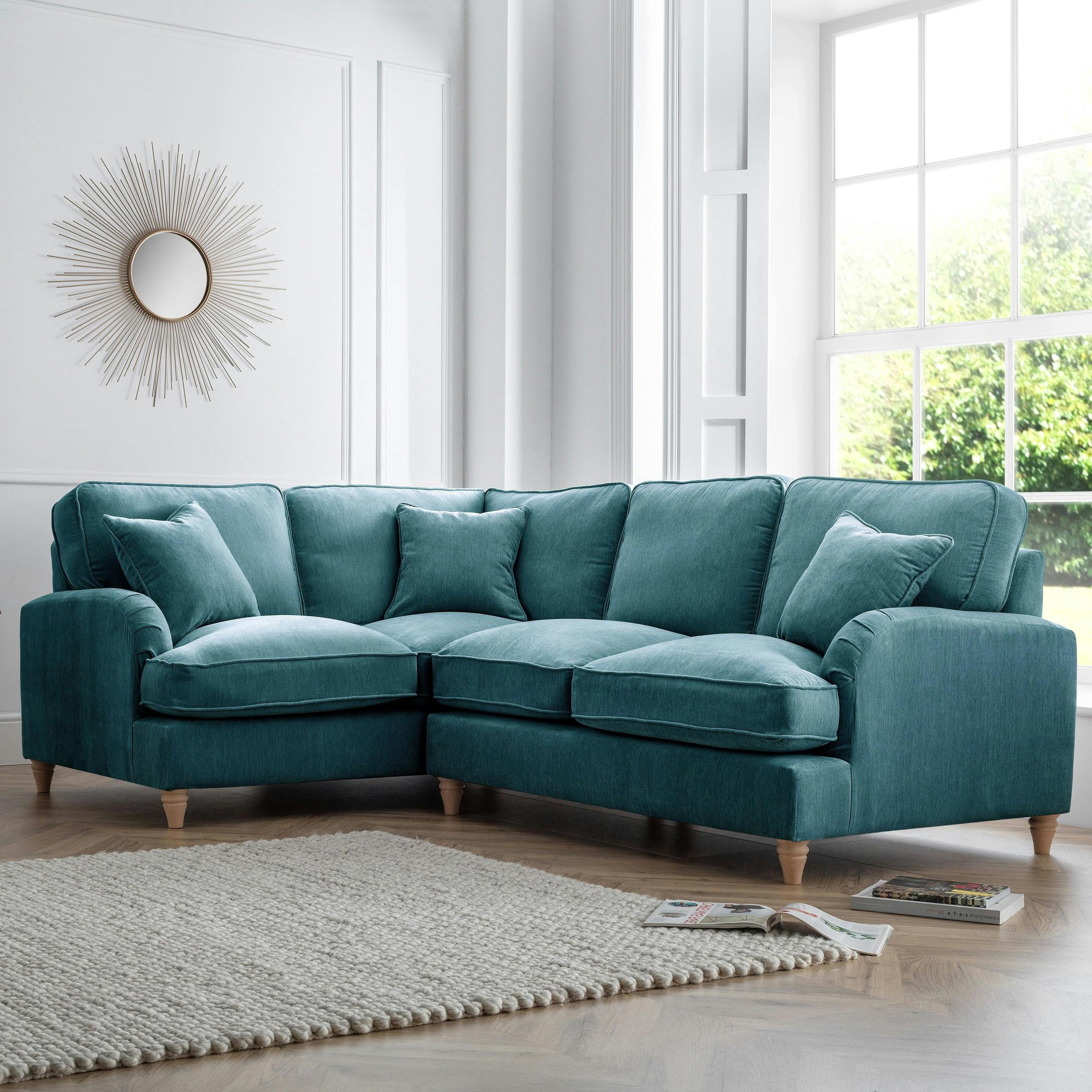 The Great Sofa Company The Swift Left Hand Corner Sofa - Emerald