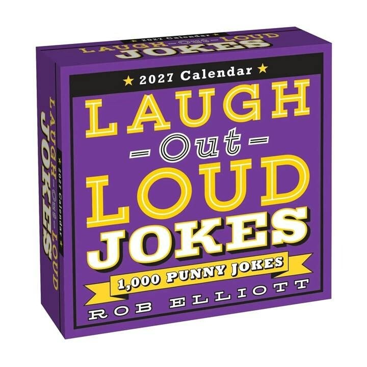 Rackhams Light Laugh-Out-Loud Jokes Desk Calendar 2027, Desk Calendars, Day To View, Humour, Gift - Image 7