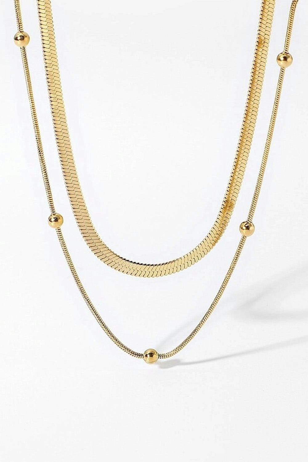 Elk & Bloom Gold Dainty 18K Chain Choker - No Thank You