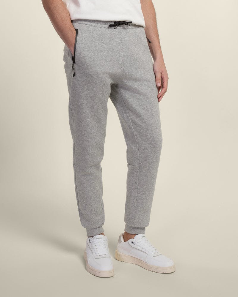 Larsson & Co Grey Zipped Pocket Panel Slim Fit Jogger - Xl