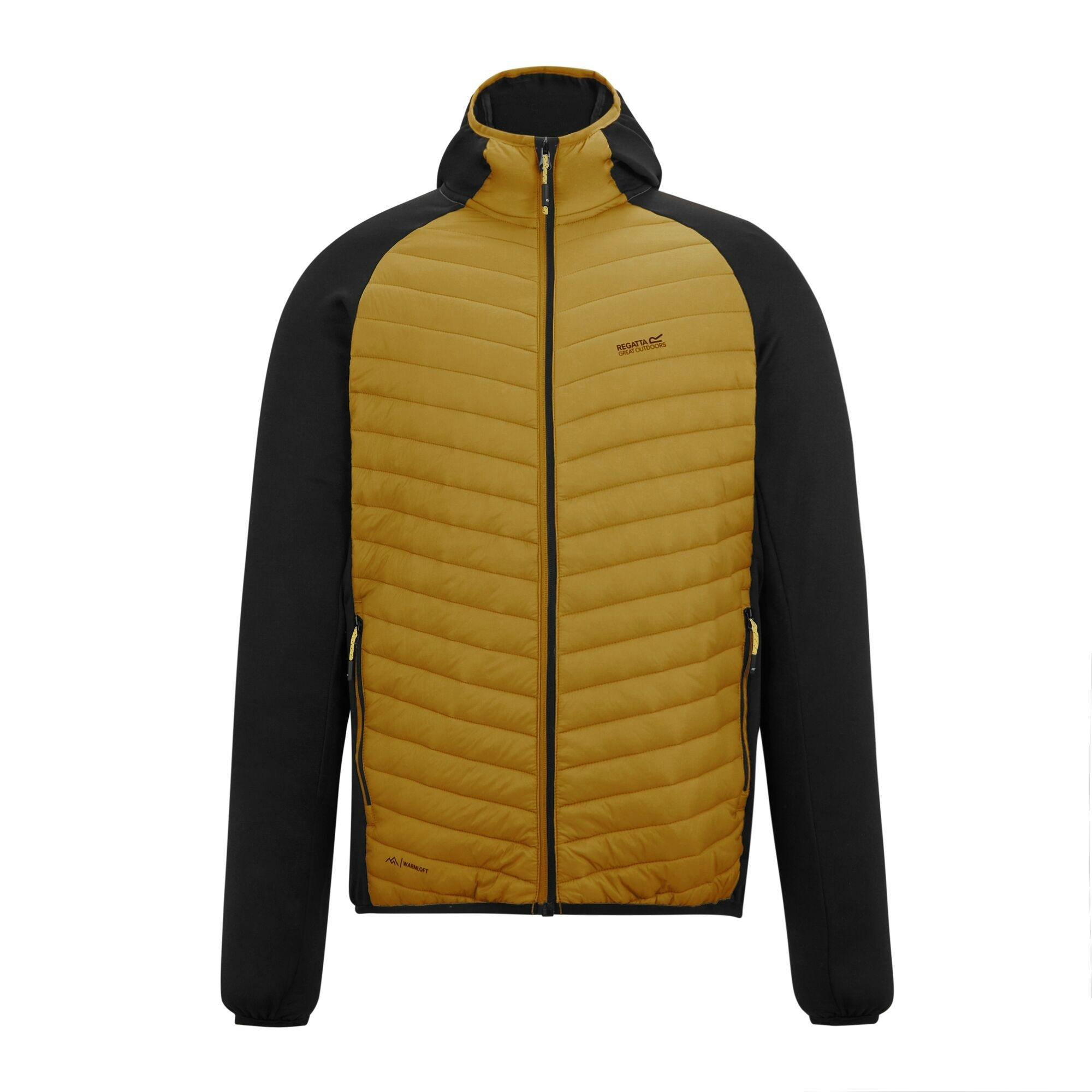 Regatta Men's Brown/Black Andreson Hybrid Jacket - Wood - S - Wood - 100% Mixed