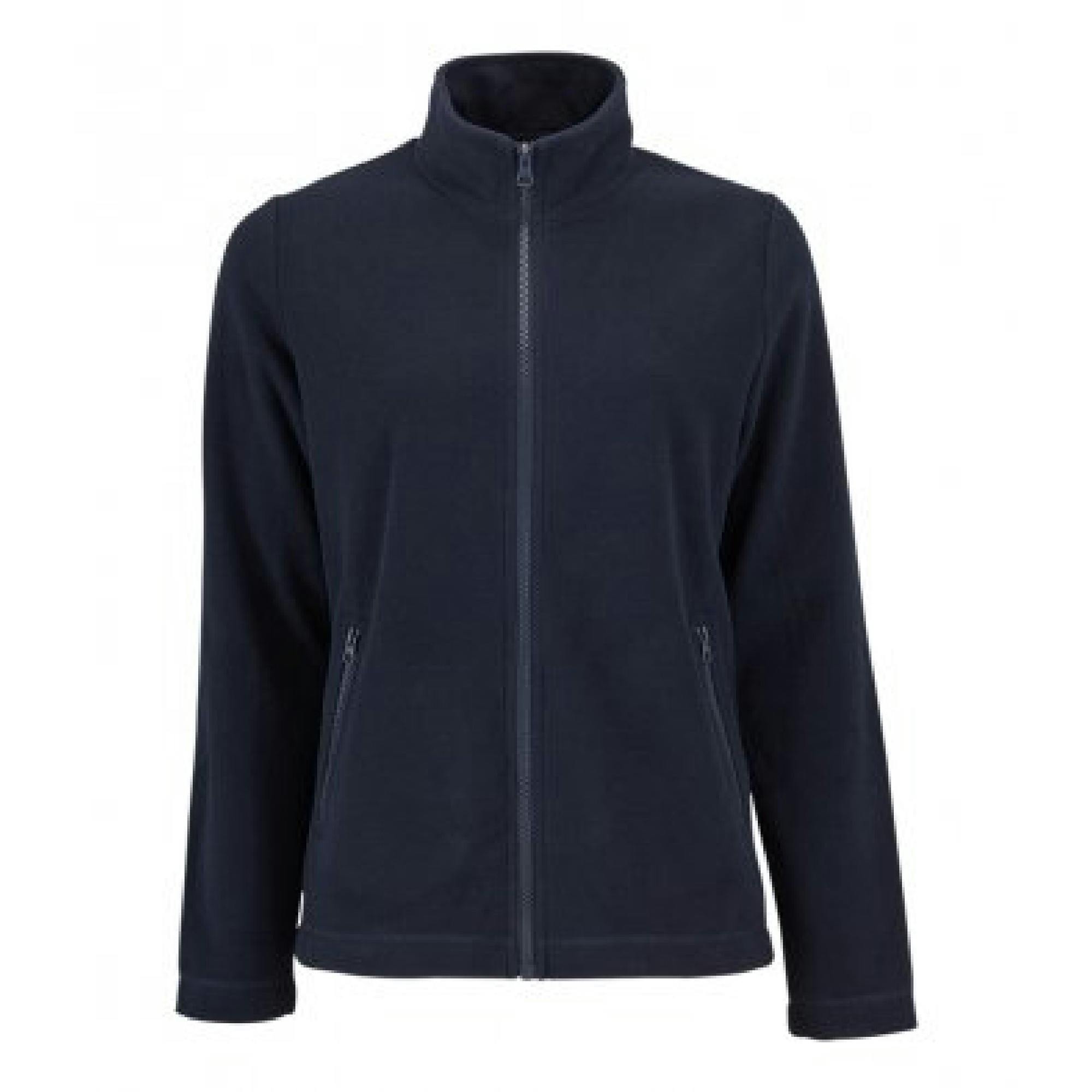 Sol's Women's Navy Norman Fleece Jacket In | Size: Small - Image 2