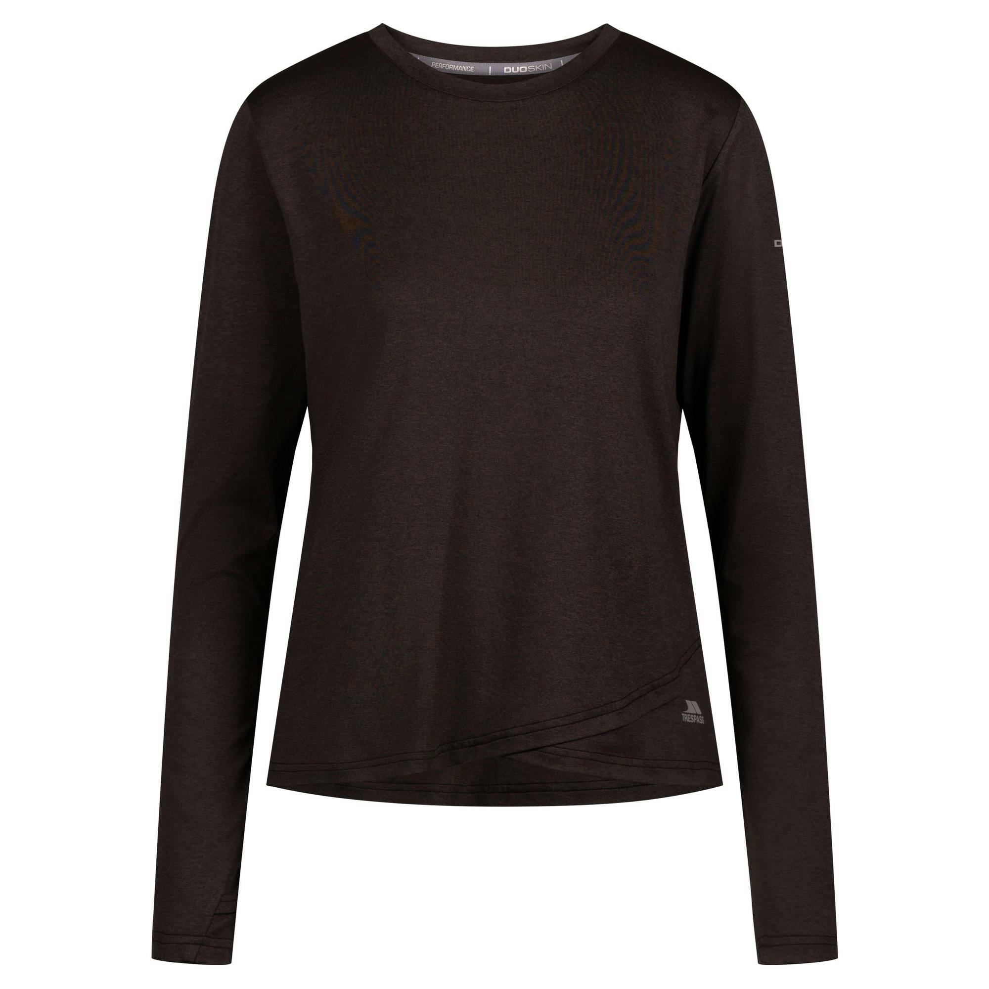 Trespass (Xl, Black Marl) Womens/Ladies Britney Active Top - Image 2