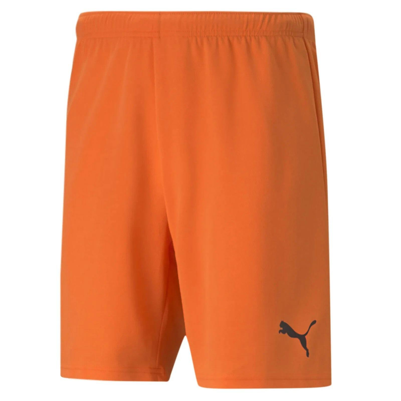 Puma Men's Orange Teamrise Shorts Football Drycell 704942 - S