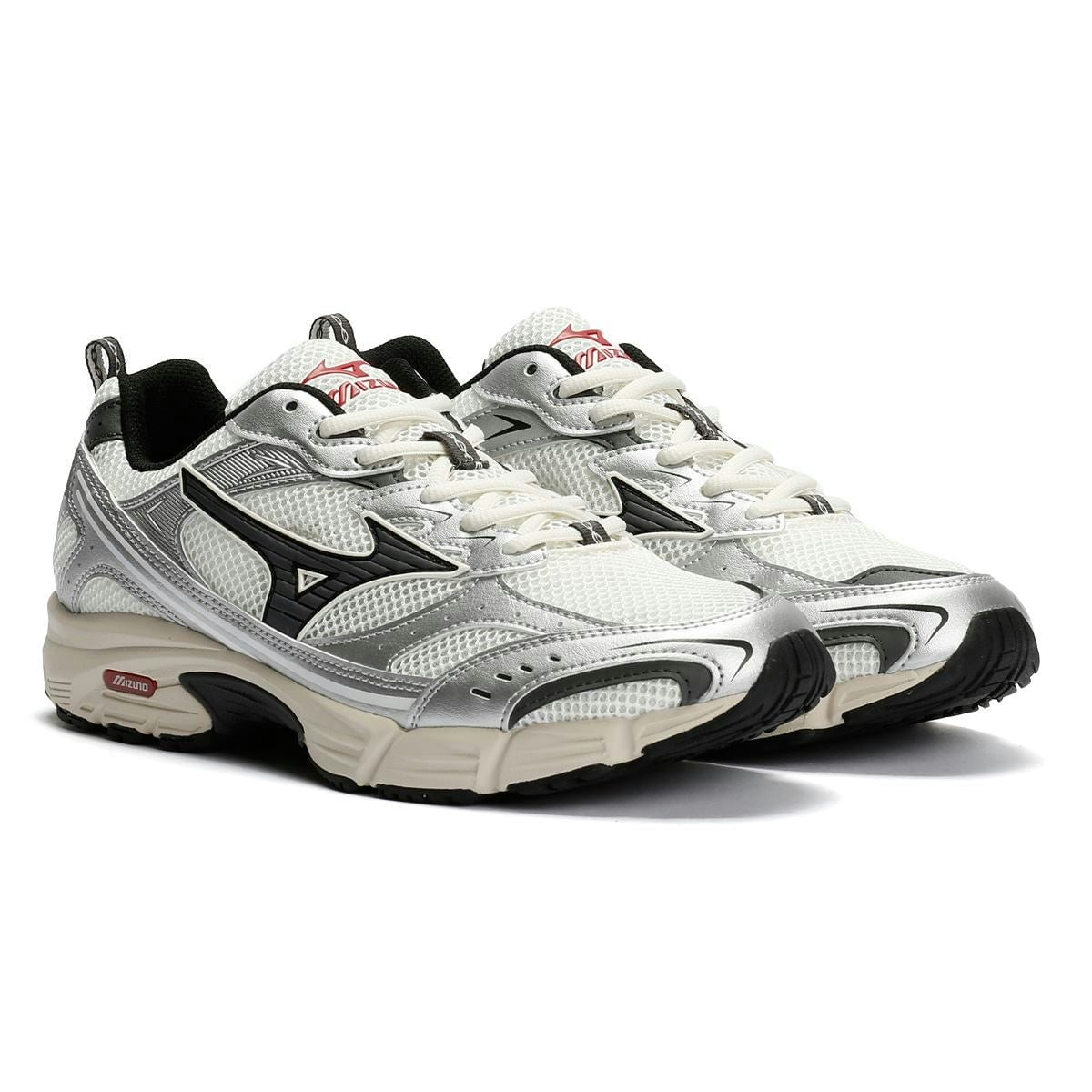 Mizuno White/Silver Mxr Sport Snow /Magnet/ Trainers - Uk 7 / Eu 40.5 / Us 8