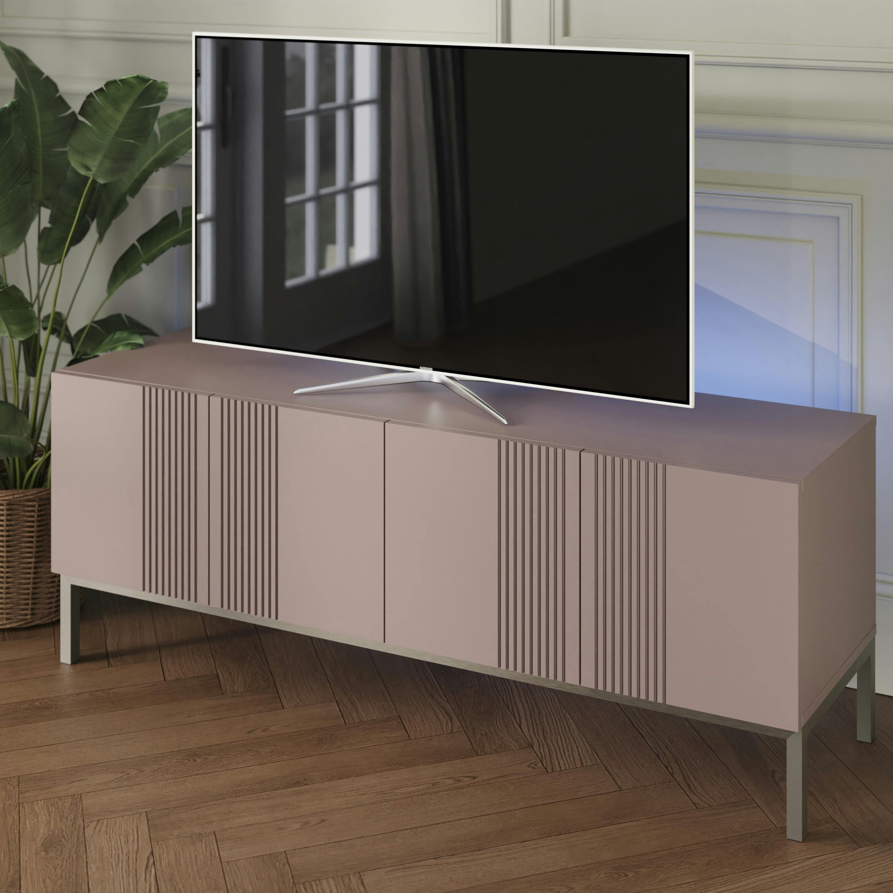 Rackhams Frank Olsen Iona 1500 Tv Cabinet - Mulberry