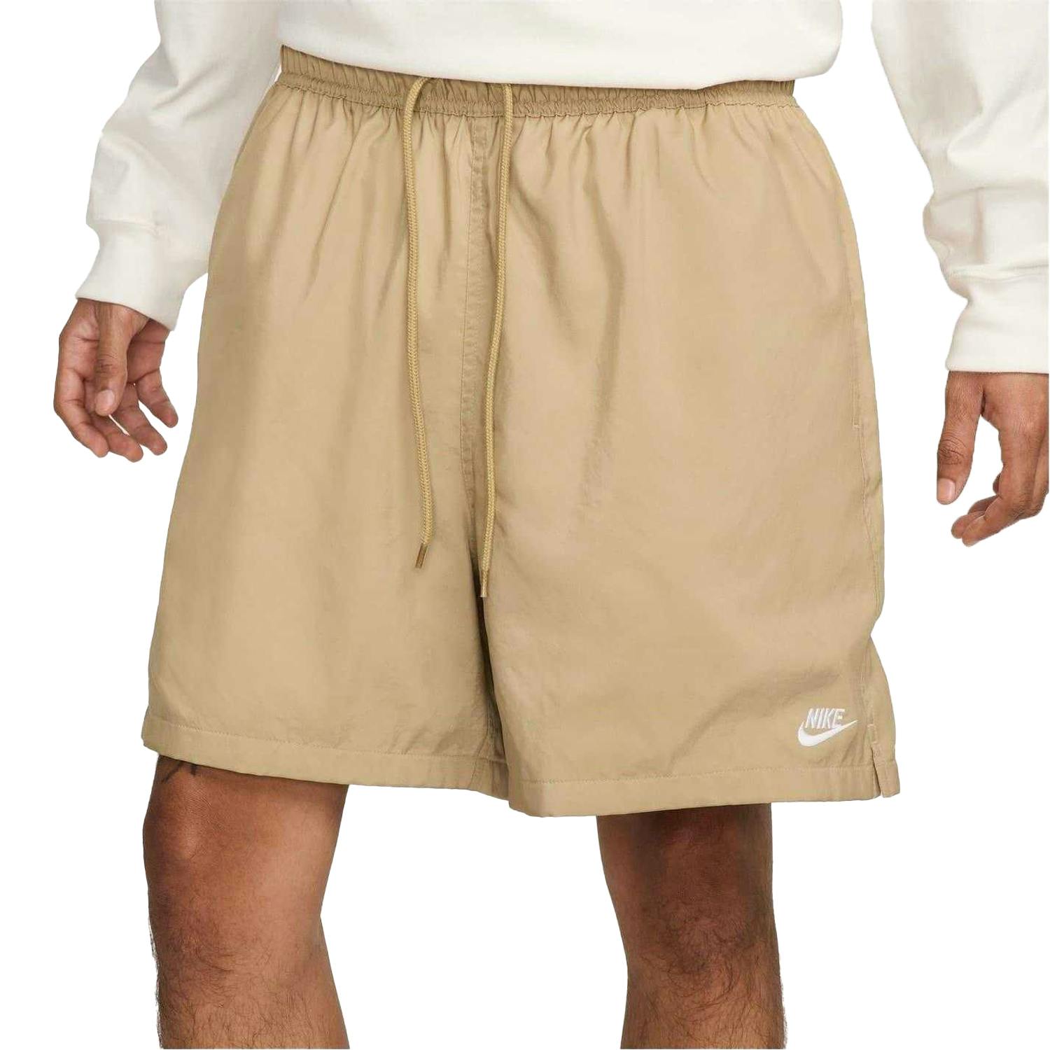 Nike Men's Green Sportswear Essentials Shorts - Khaki - S - Khaki - 100% Mixed