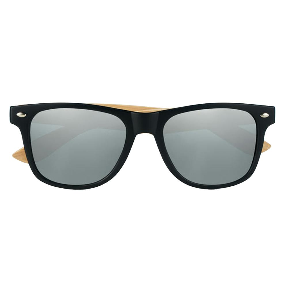 Midocean Silver California Touch Bamboo Sunglasses - Shiny - One Size - 100% Mixed