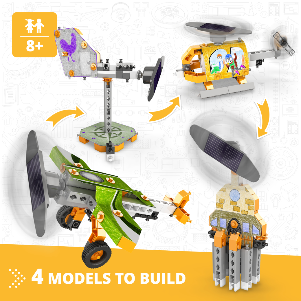 Engino How Solar Energy Works? STEAM LABS Toy Book - Ages 8+ - Image 9