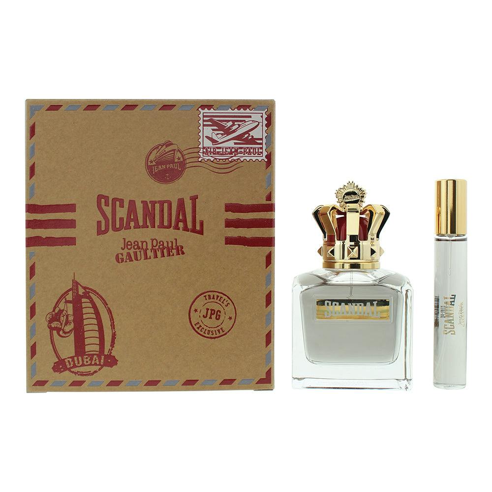 Jean Paul Gaultier Men's Scandal Pour Homme 2 Piece Gift Set: Eau De Toilette 100Ml - Eau De Toilette 20Ml