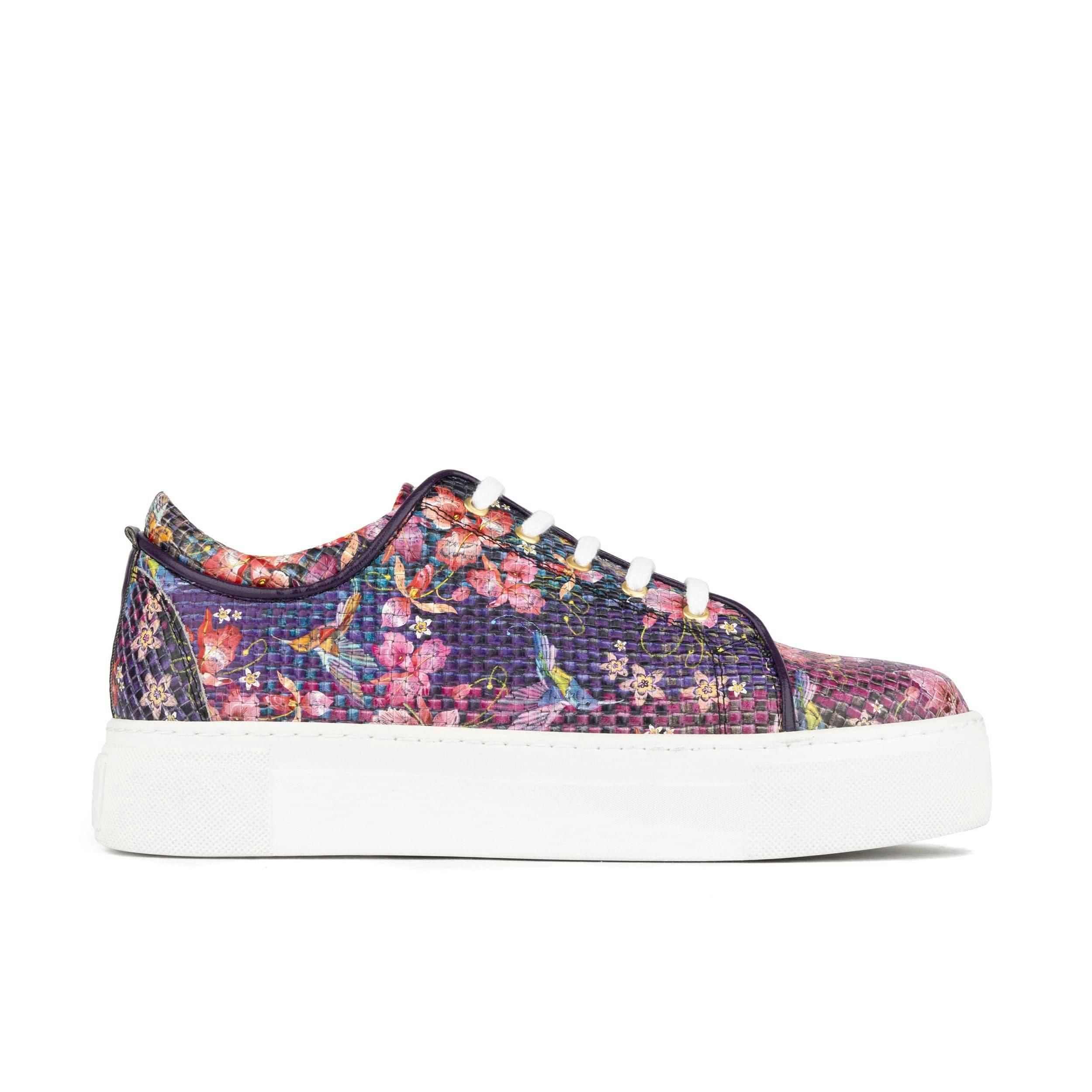 Embassy London Women's Camila - Hummingbird - ’S Chunky Leather Platform Trainer - Uk 5 / Eu 38 / Us 7