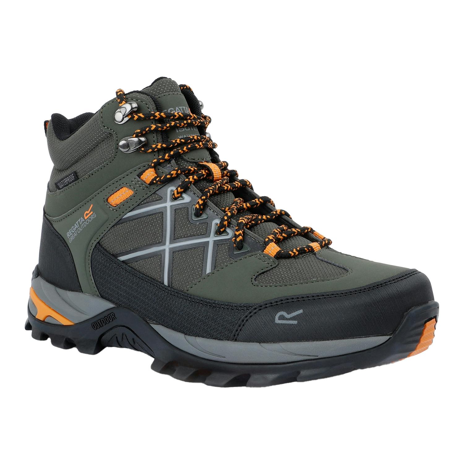 Regatta Men's Dark Samaris Iii Walking Boots - Khaki Fox - 6 Uk - Khaki/Fox - 55% Pu/45% Polyester