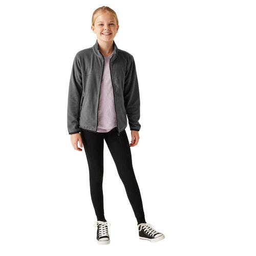 Regatta Grey Junior Microfleece Jacket - Trf688 - Seal - 34"