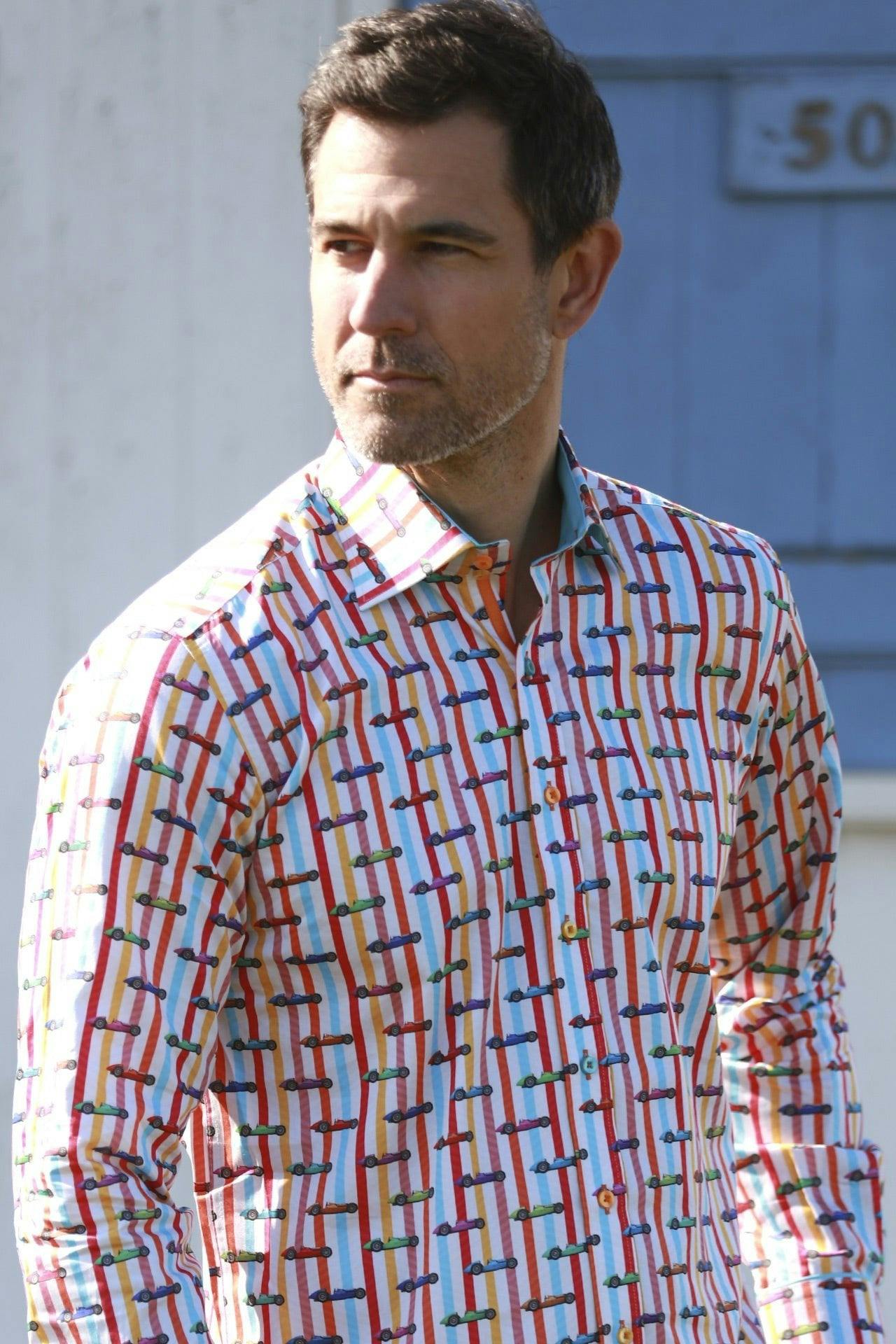 Claudio Lugli Vintage Grand Prix Shirt - Xxl - Multicolour