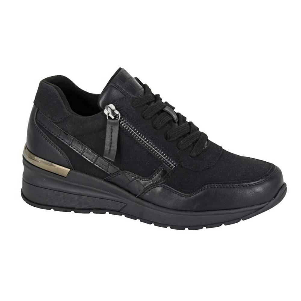 Cipriata Women's Black / Ada Glamour Trainers - 8 Uk - 100% Mixed