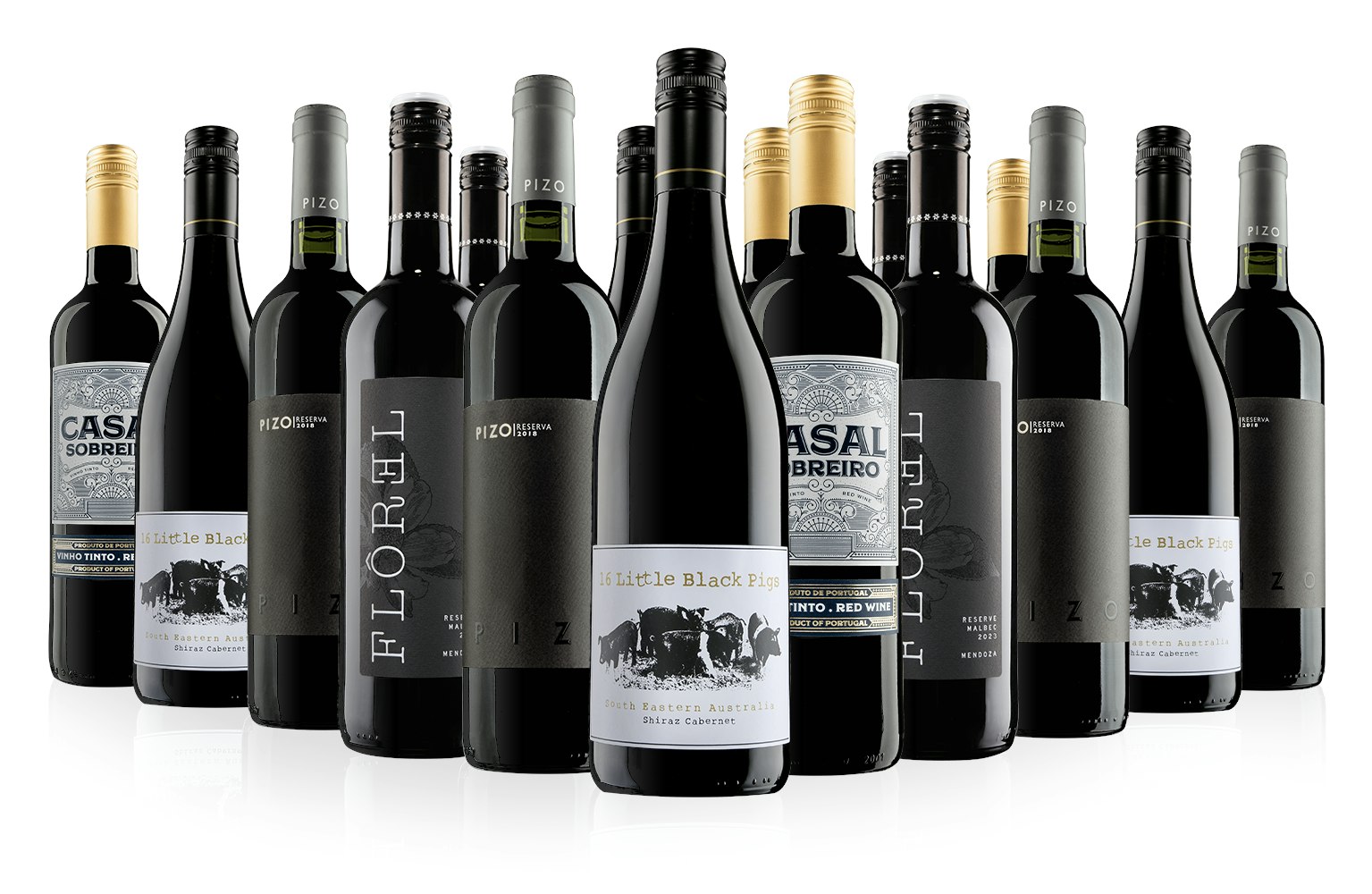 Virgin Wines Red - 16 Bottle Wine Case