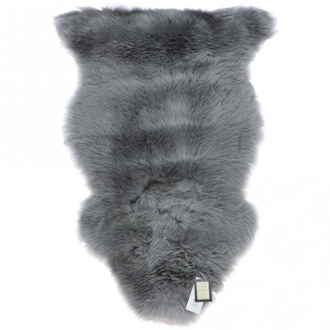 Rackhams Grey Single Australian Sheepskin Rug - Single - Sheepskin