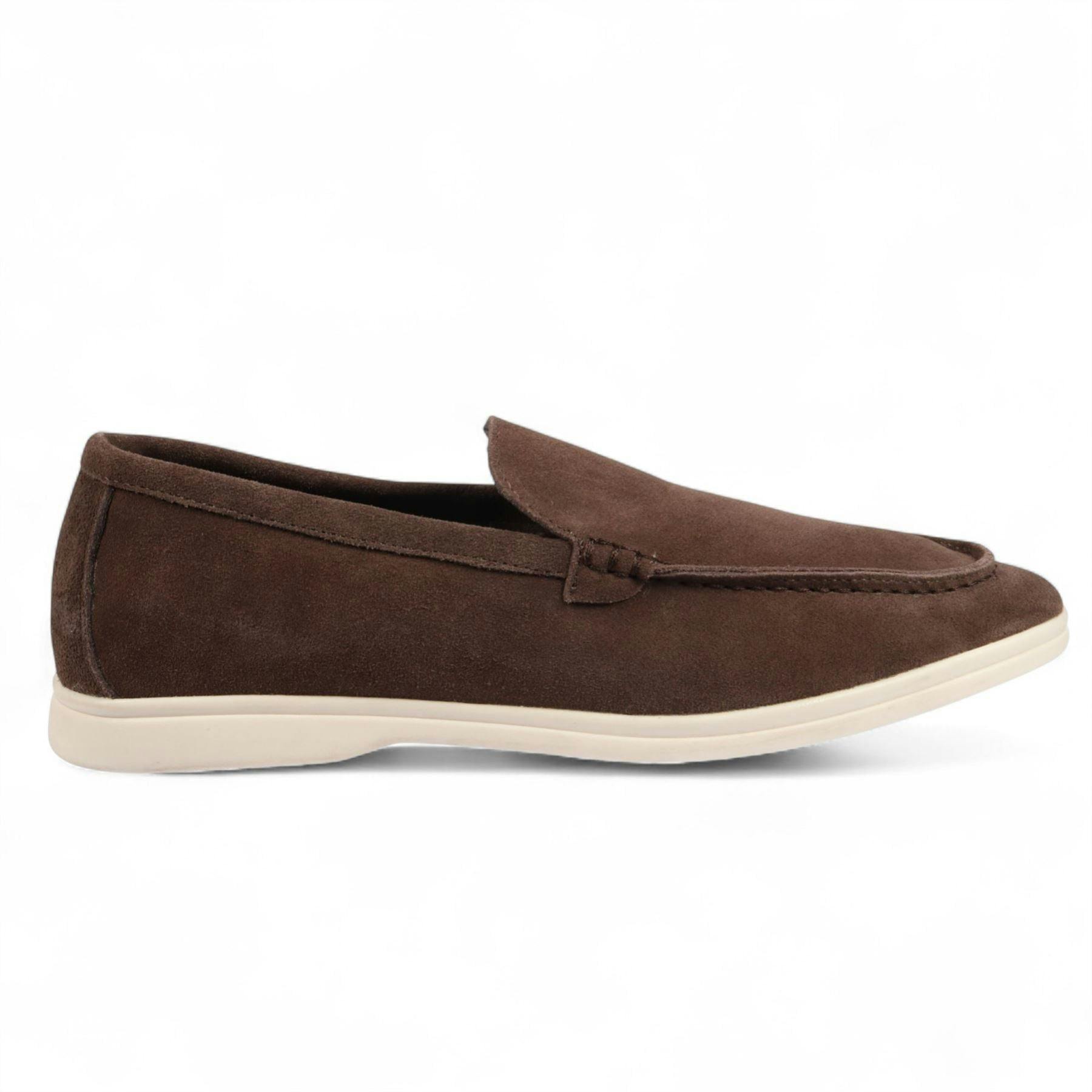 Dolcetto Men's Brown ’S Durable Slip-On Loafers With Cushioned Insole - Uk 9 | Eu 43 | Us 10