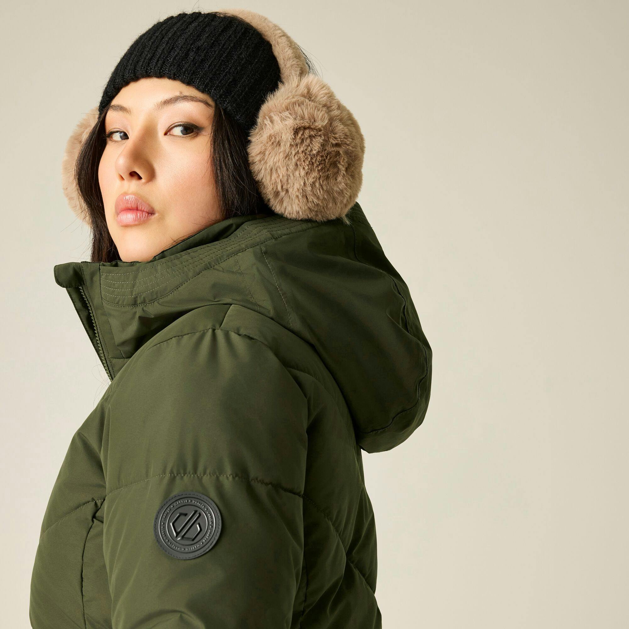Regatta Women's Dark / Slim Padded Jacket - Khaki - 12 Uk - Khaki - 100% Recycled Polyester