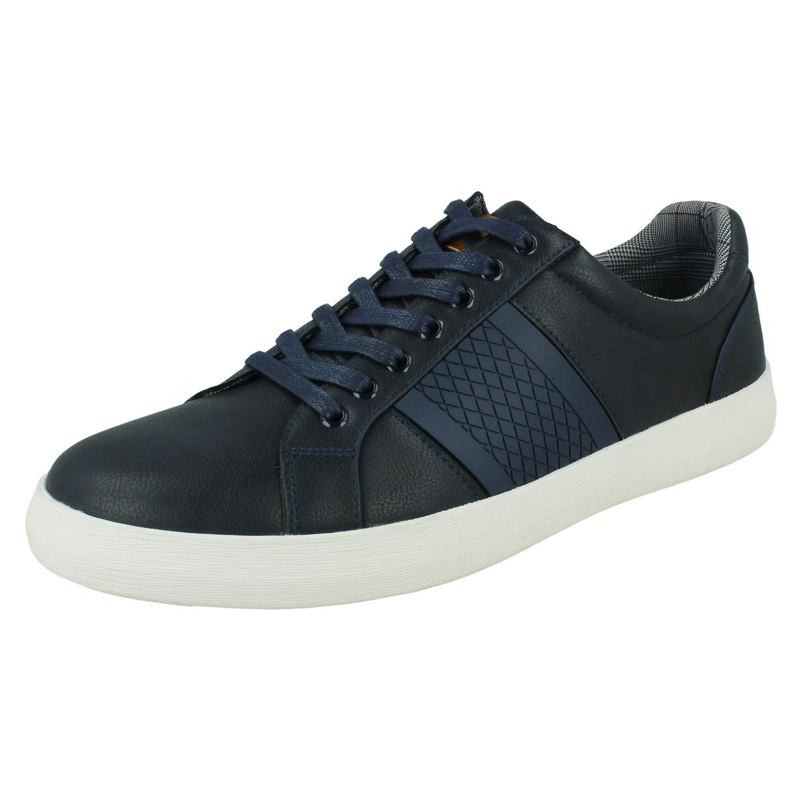 Thomas Blunt Men's Lace Up Trainers A2192 - Navy - Uk 11