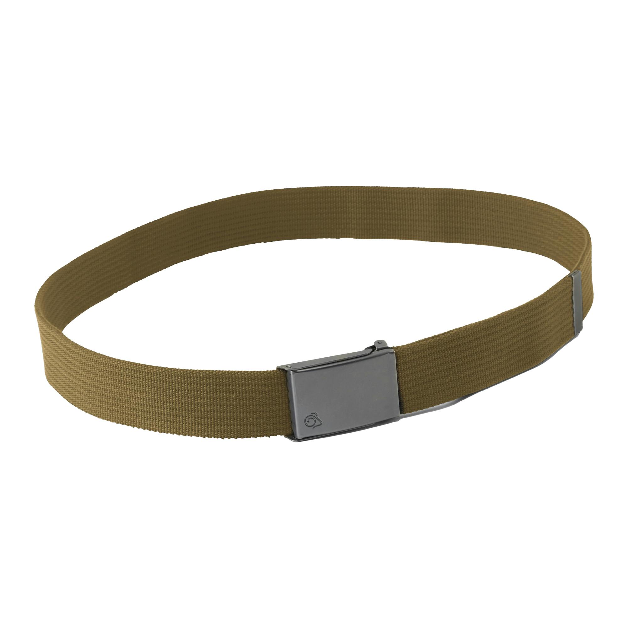 Craghoppers Explorer Logo Belt - Taupe - M-L - Taupe - 100% Polyester