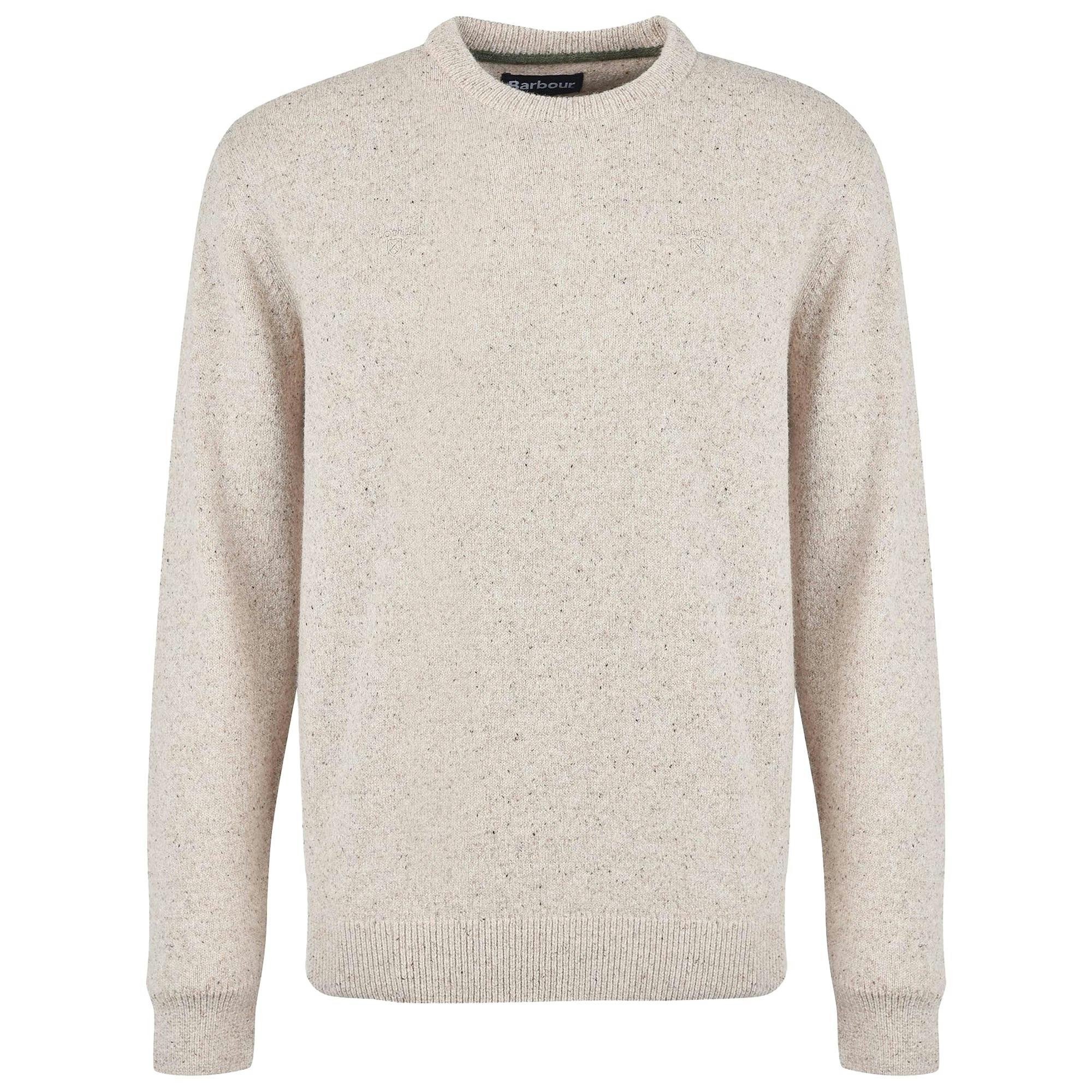 Barbour Tisbury Crew Sweater - Stone - X-Large