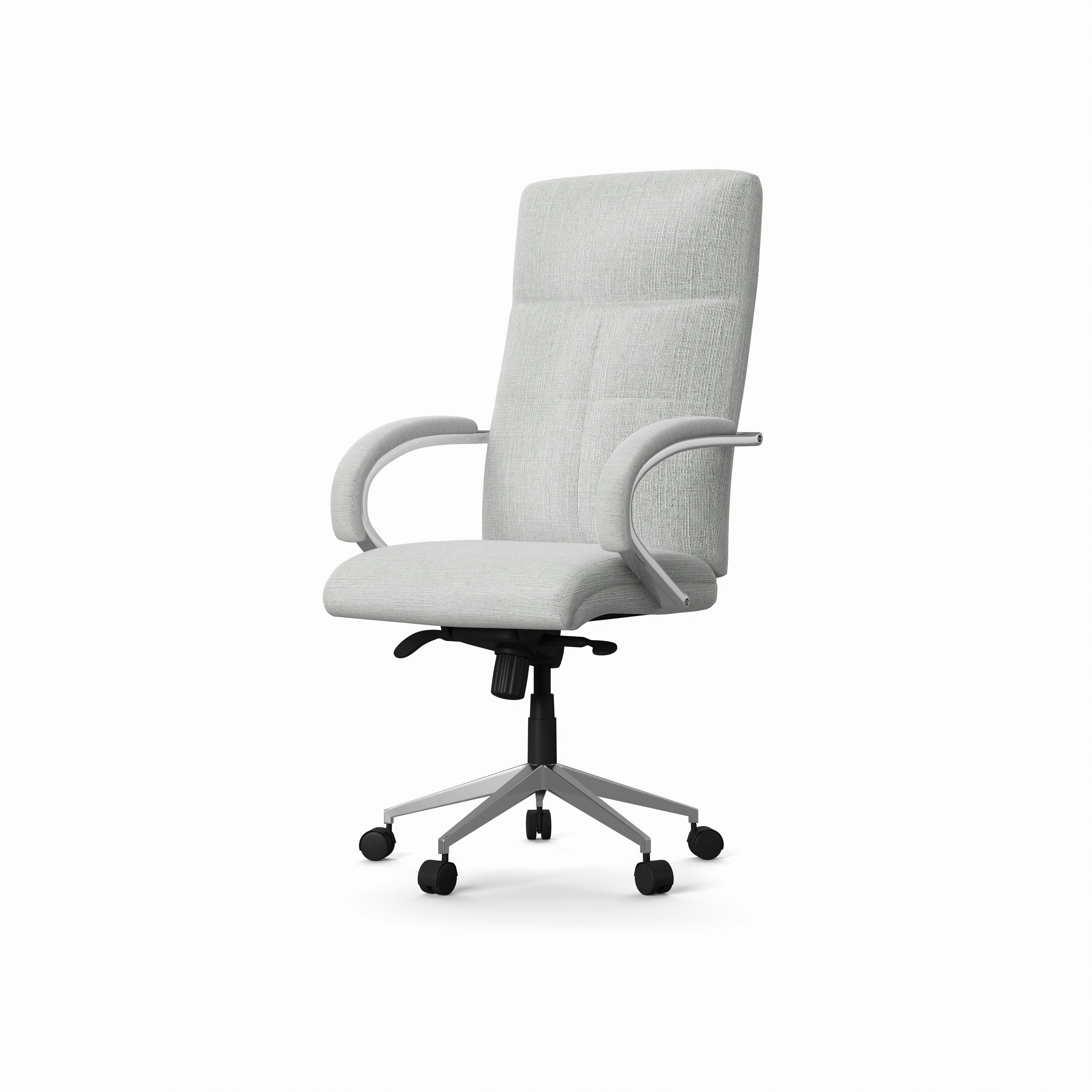 Rackhams Grey Bedford Office Chair With High Back In