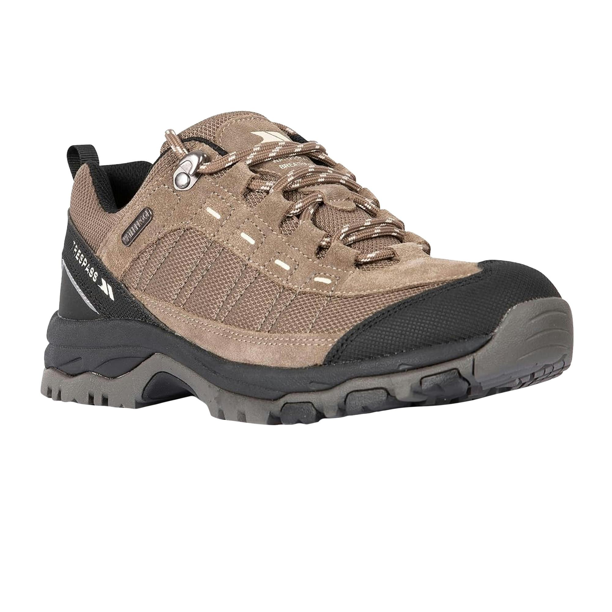 Trespass Women's Scree Suede Technical Trainers - Fawn - 3 Uk - Fawn - 40% Rubber/30% Pu/10% Mesh/10% Suede/10% Textile