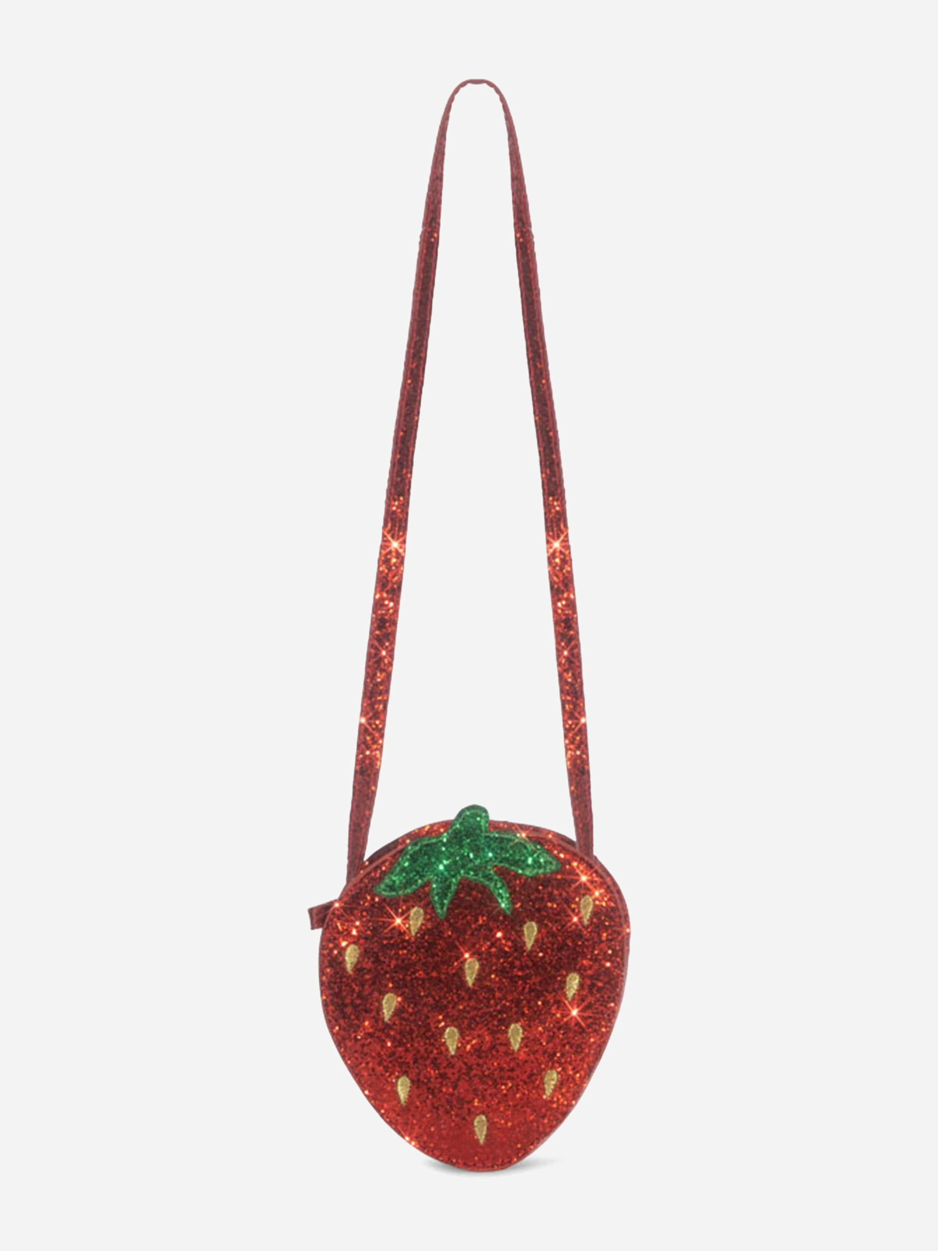 Konges Slojd Girls Red Konges Sløjd Tut Strawberry Shoulder Bag In (15Cm) - One Size