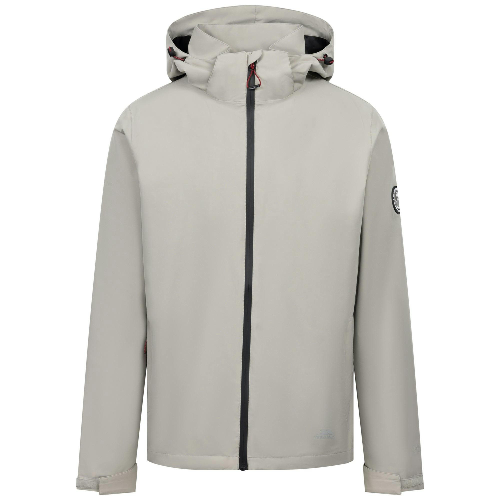 Trespass Men's Westford Waterproof Jacket - Graystone - L - Graystone - 100% Mixed