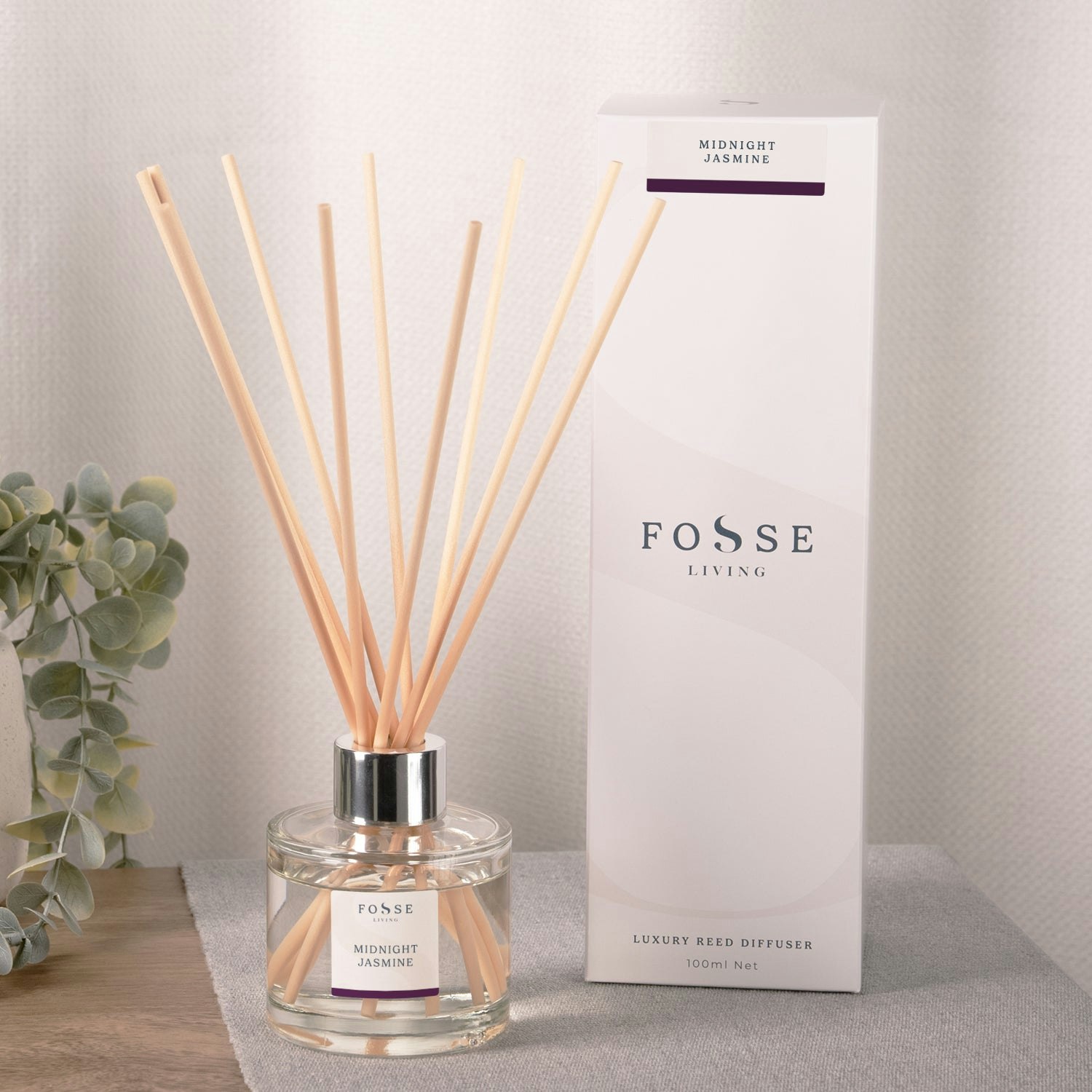 Fosse Living Midnight Jasmine Reed Diffuser - 100Ml