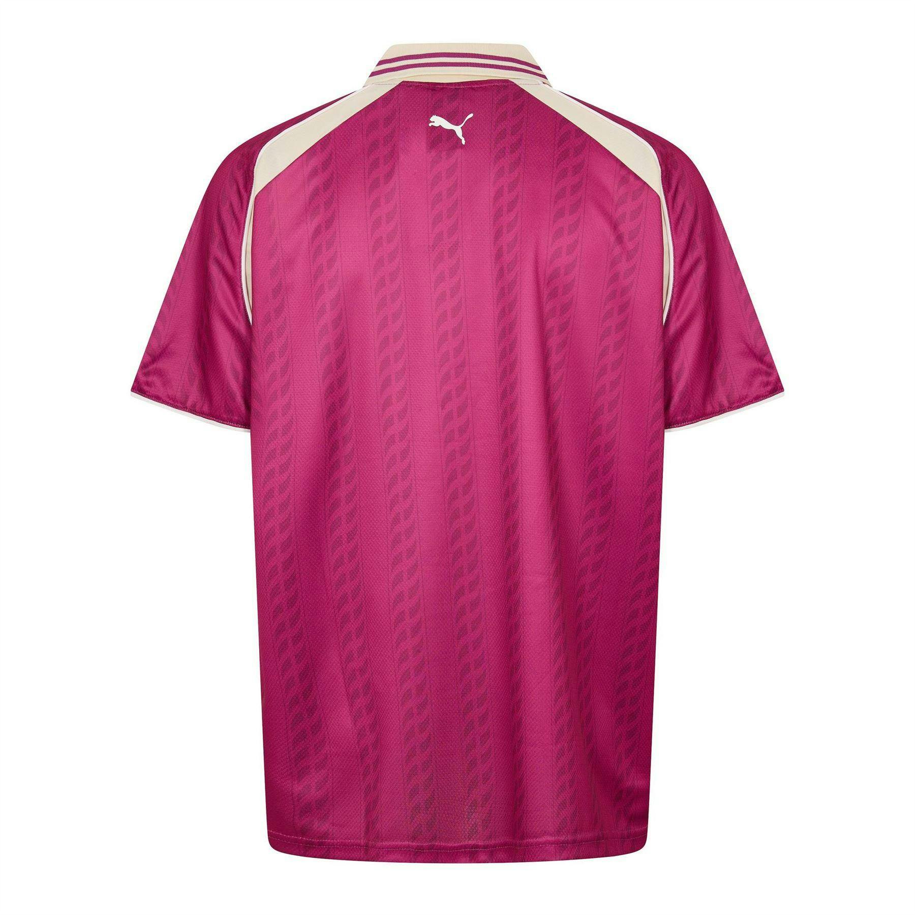 Puma Men's Magenta Archive Performance Jersey - Xxl - 100% Polyester
