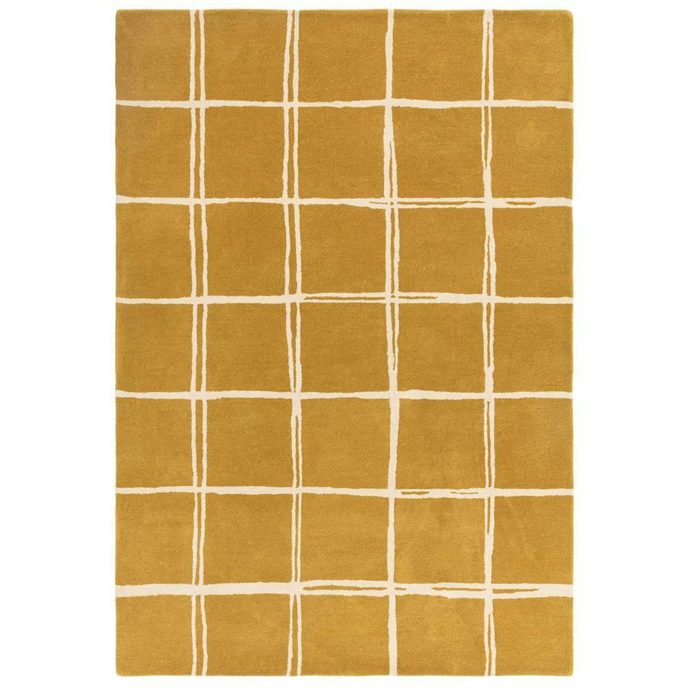 Asiatic Gold Albany Grid Rug - 200X290cm