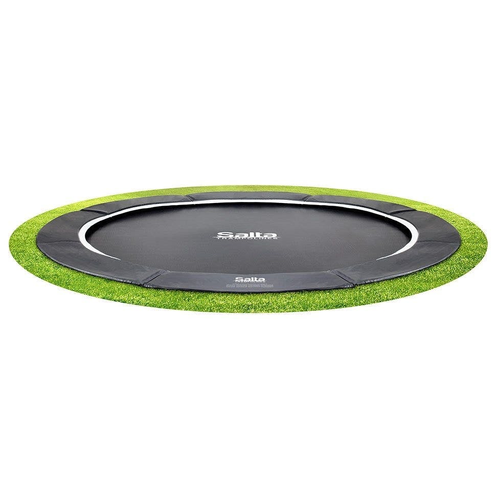 Salta Black 10Ft Royal Baseground Round Trampoline