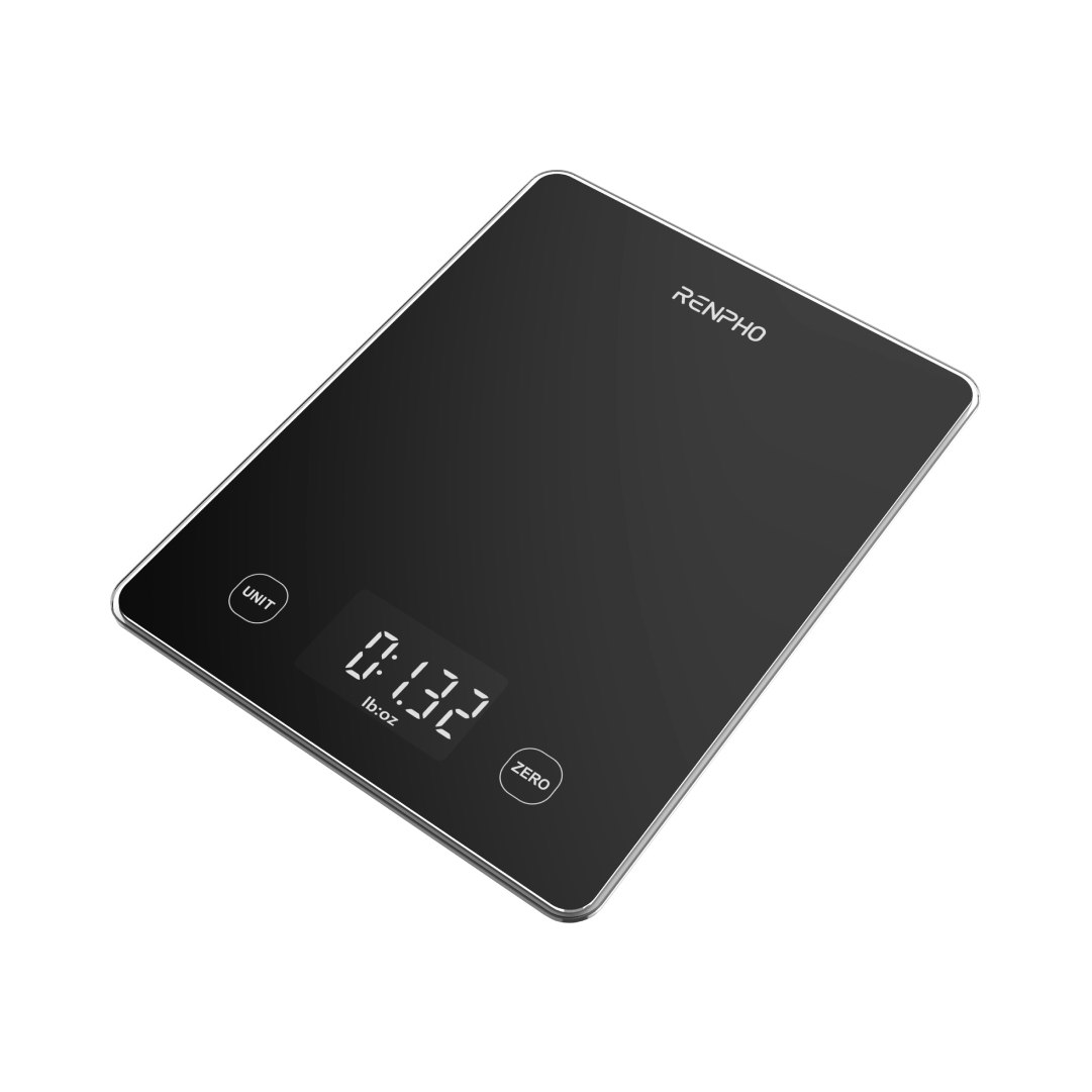 Renpho Black Calibra 1L Smart Nutritional Scale - Glass