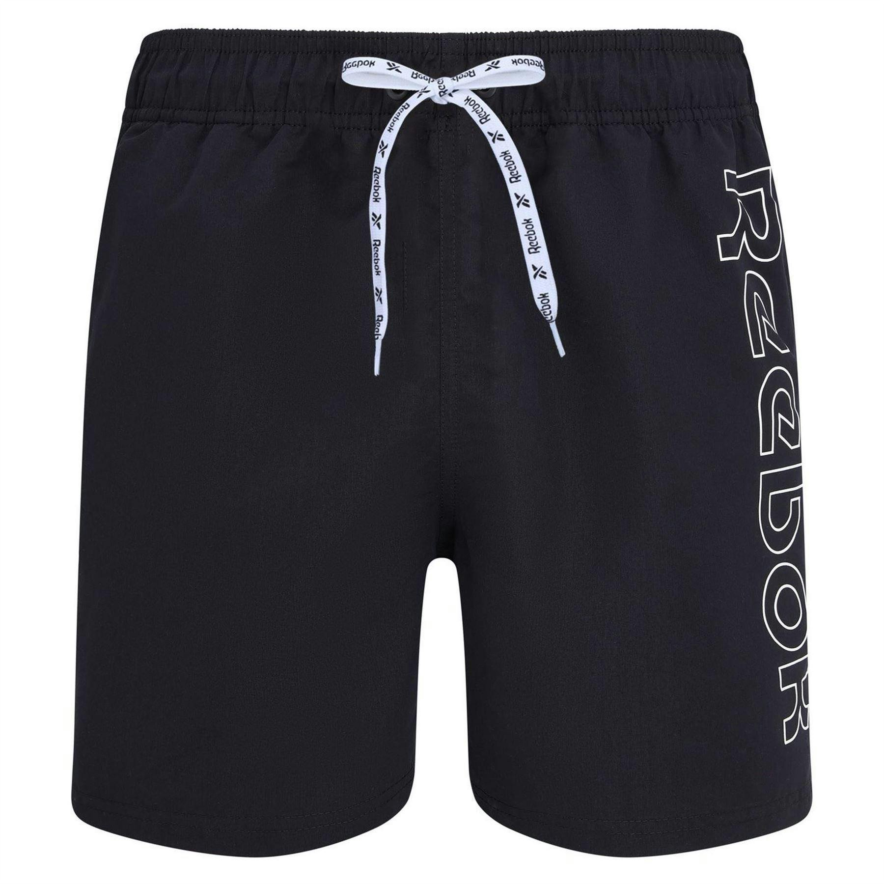 Reebok Men's Black Abbott Swim Shorts - S - 100% Mixed