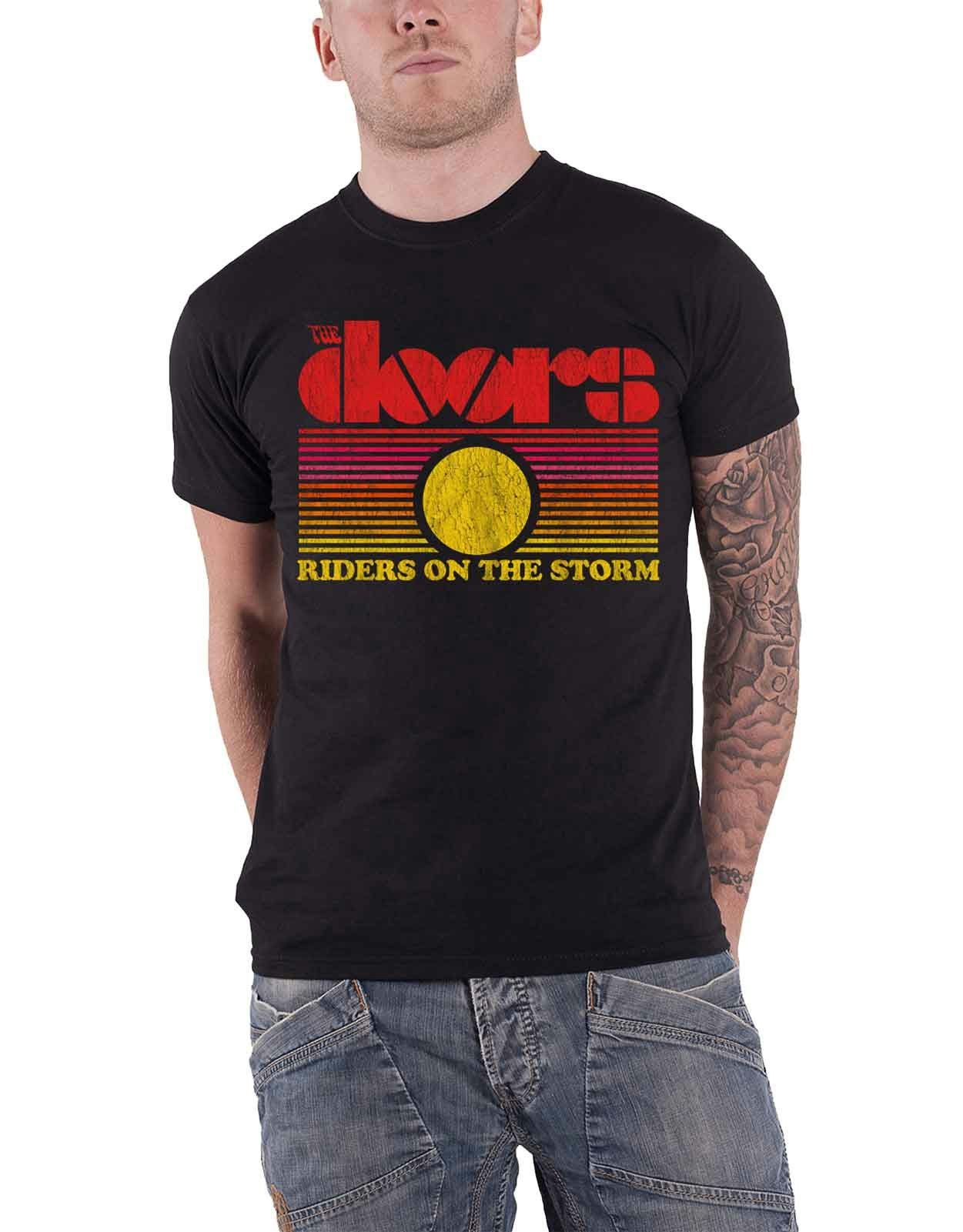 Paradiso Clothing Unisex Black Paradiso The Doors Riders On The Storm T Shirt - S