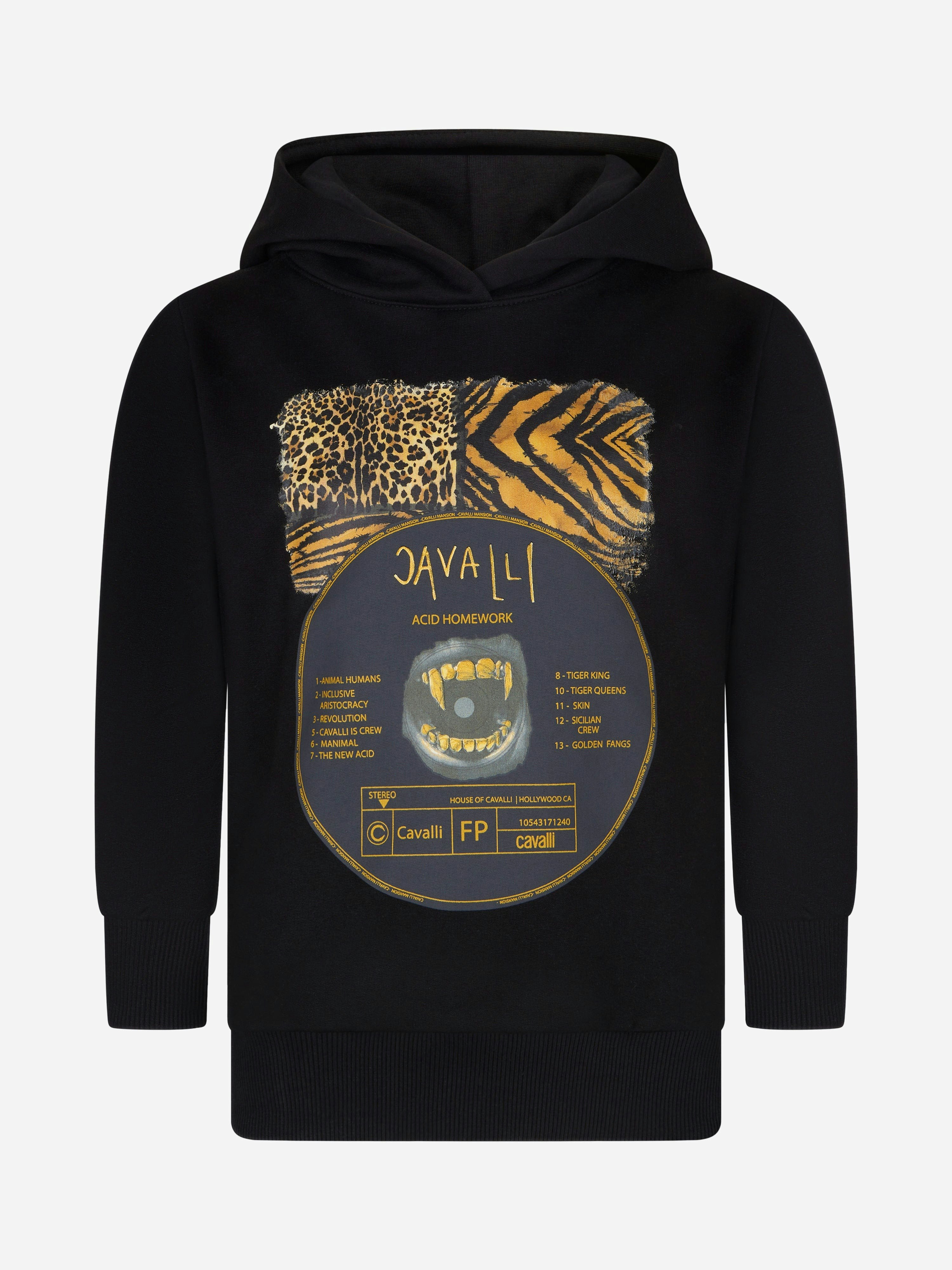 Roberto Cavalli Girls Hoodie - Multicoloured - 8 Yrs