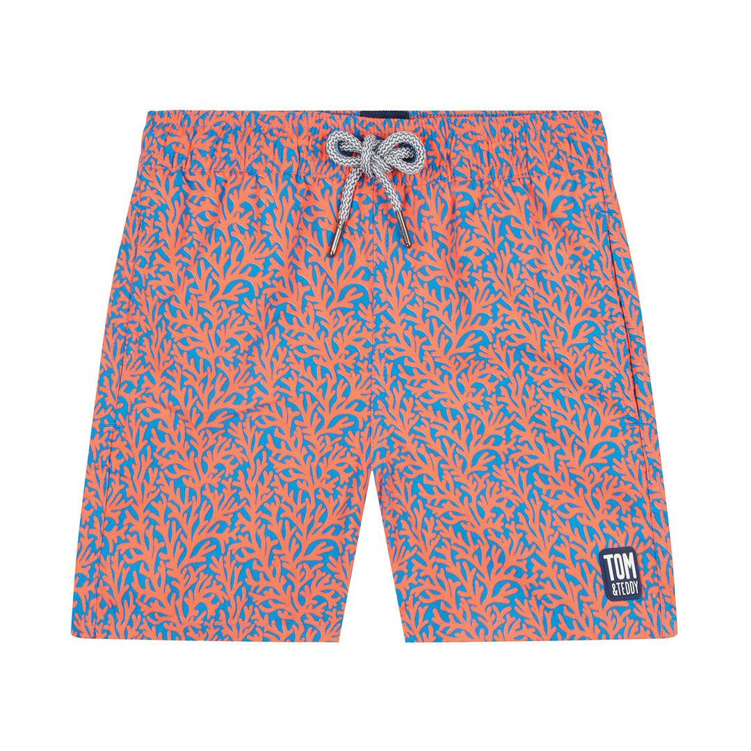 Tom & Teddy Blue/Orange/Coral Mid & - 9-10