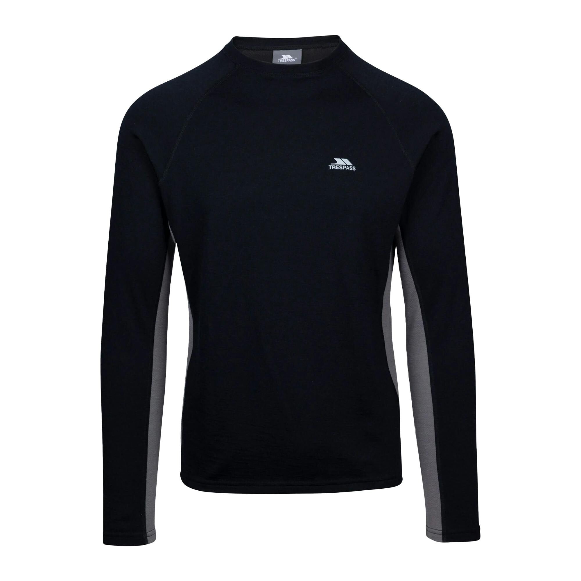 Trespass (Xs, Black) Unisex Adult Stevie Base Layer Top - Image 2