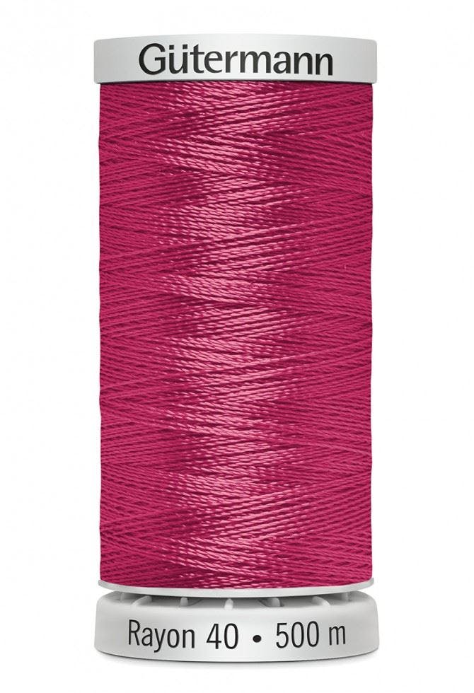 Gutermann No 40 Sulky Rayon Embroidery Thread 500M Rayon Thread Suitable For Embroidery - 1511 - 500 Metres