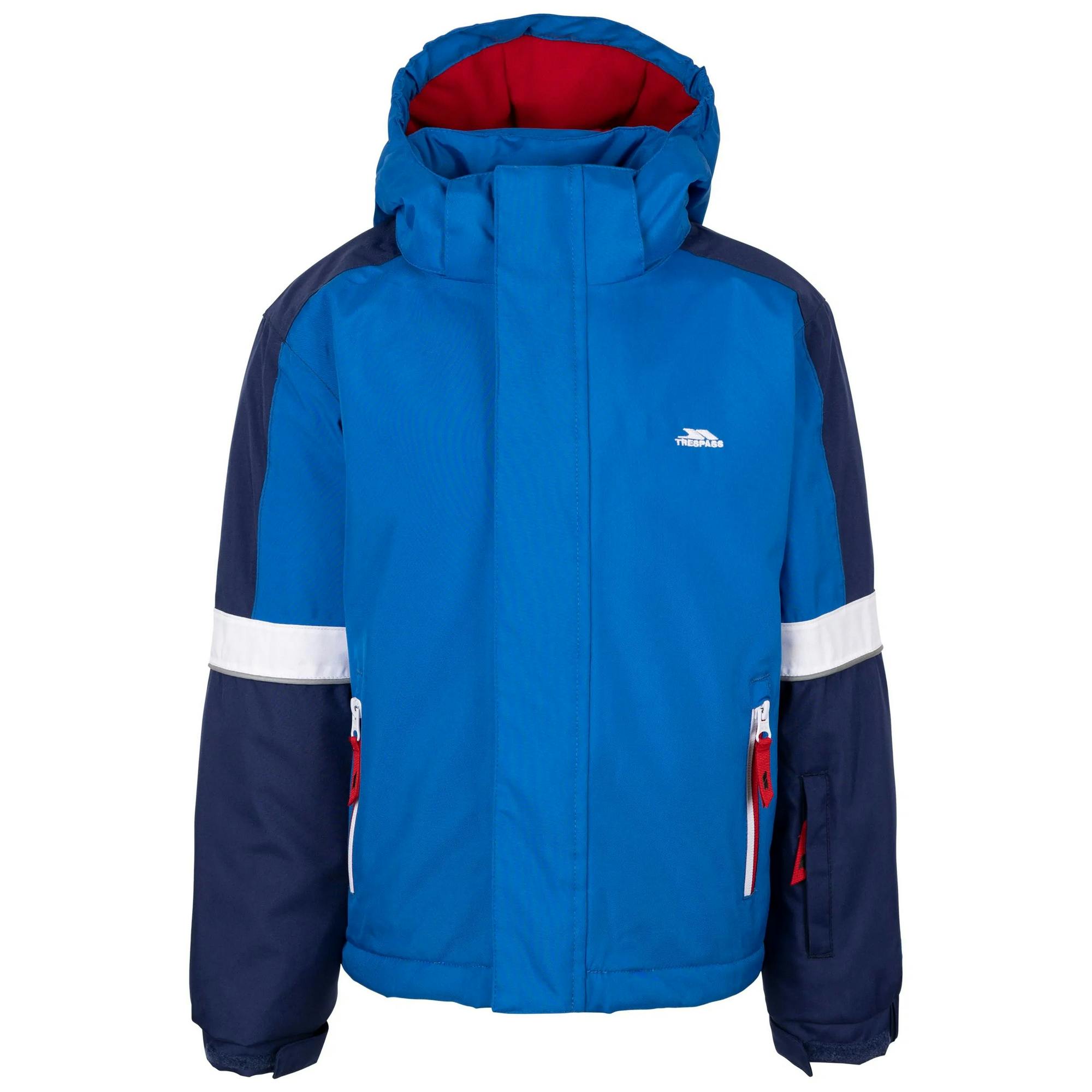 Trespass Boys Blue Kingsley Ski Jacket - 3-4 Years - 100% Polyester