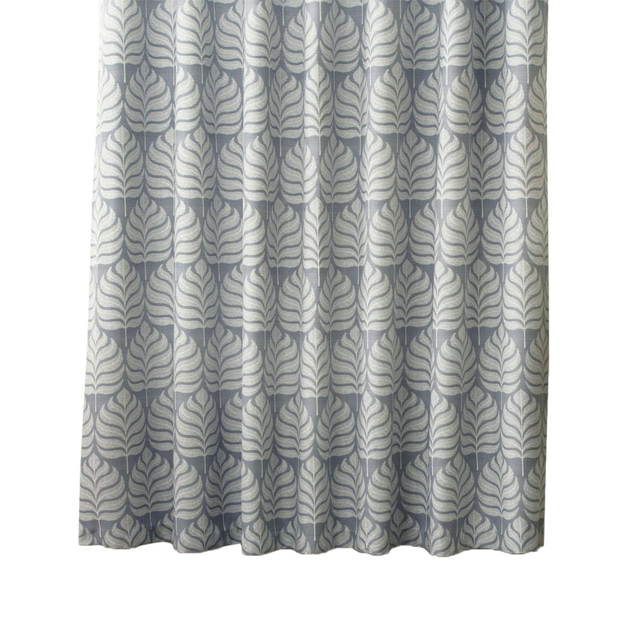 Rackhams Blue Horto Eyelet Curtains - 90In X 54In - 100% Polyester